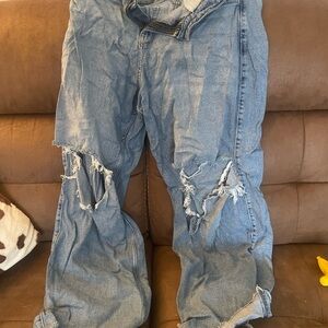 Hollister high rise baggy jeans size 15